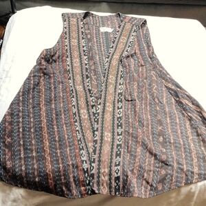 Simple People womens handmade sleeveless blazer one size